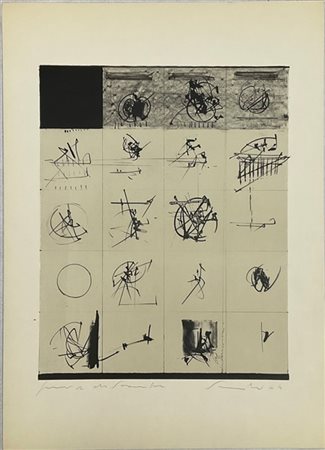 Emilio Scanavino "Senza titolo" 1964
litografia - prova di stampa
cm 70x50
firma