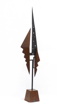 Nino Franchina "Orfeo" 
scultura multiplo in metallo e legno
h cm 71
esemplare 6