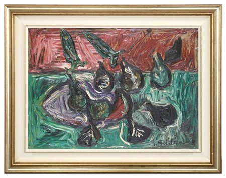 Gustavo Boldrini "Senza titolo" 
olio su tavola
cm 48x65
firmato e datato in bas