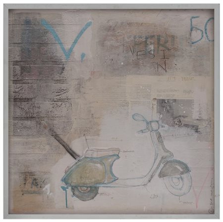 Francesco Pogliaghi "Ricordando i '50...Special" 2009
tecnica mista su tela
cm 6