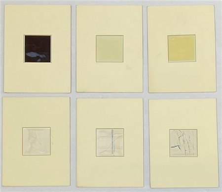 Marco Del Re dieci polaroid ritoccate
cm 8,5x8,5
alcune firmate in basso altre f