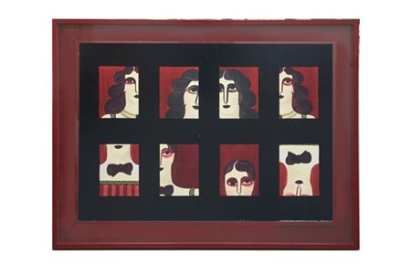 Renata Guga Zunino "Autoritratto ovvero il sogno ad occhi aperti n.1" 1976/77
ol