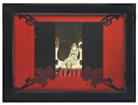 Renata Guga Zunino "Autoritratto ovvero l'allegra conversazione n.2" 1977/78
oli