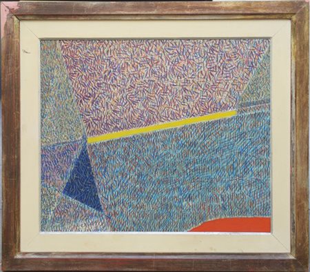 Angelo Serlanga "Sulla barca" 1971
tecnica mista su tela
cm 50x60
firmato, datat