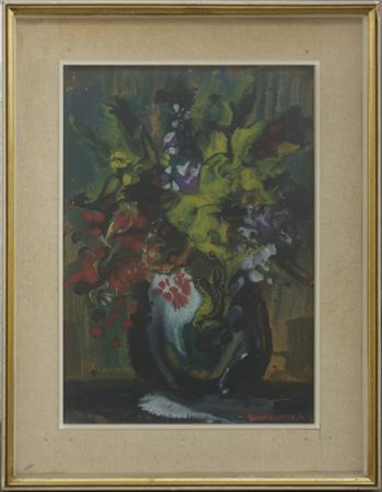 Giandante X "Senza titolo" 
tecnica mista su cartone
cm 50x35
firmata in basso a