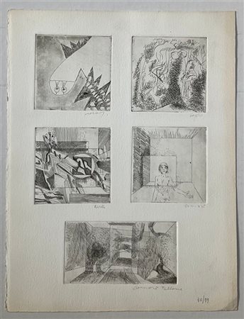 Dova - Bergolli - Rossello - Somaré - Somaré Tallone "Senza titolo" 
cinque picc