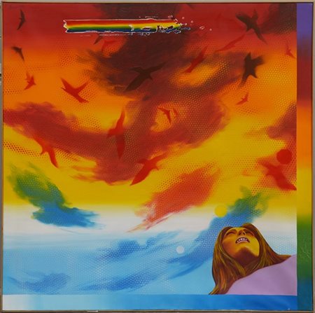 Drago "Senza titolo" 1971
acrilico su tela
cm 100x100
firmato e datato in alto a