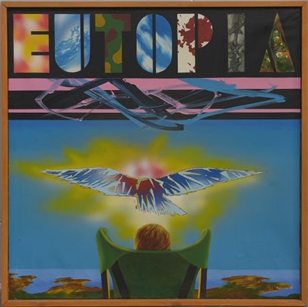 Drago "Senza titolo" 1969
acrilico su tela
cm 100x100
firmato e datato in basso