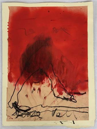 Alessandro Verdi "Senza volto" 2006
lotto composto da due tecniche miste su cart