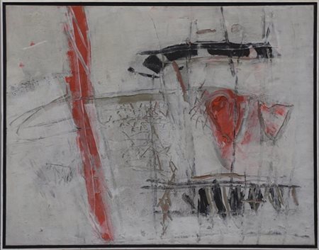 Giorgio Celiberti "Salita dallAde" 1990
affresco su tela
cm 110x140
titolato, f