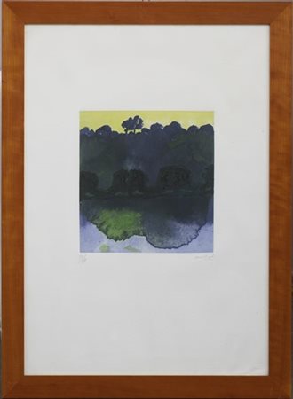 Carlo Mattioli "Senza titolo" 
acquaforte e acquatinta
(lastra cm 27x26; foglio