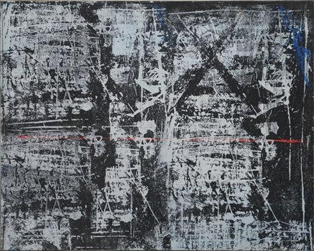 Giorgio Celiberti "Attraversamento" 1998-1999
affresco su tavola
cm 80x100
firma