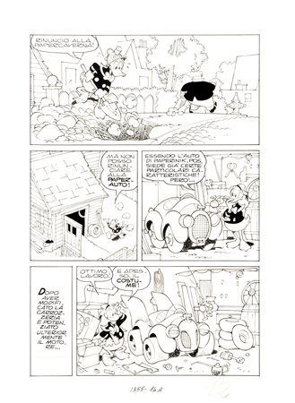 Giorgio Cavazzano - Paperino aspirante supereroe, 1981