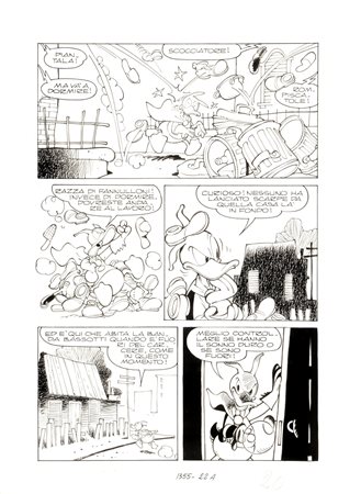 Giorgio Cavazzano - Paperino aspirante supereroe, 1981