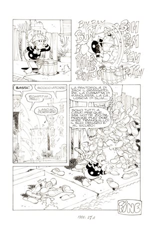 Giorgio Cavazzano - Paperino aspirante supereroe, 1981