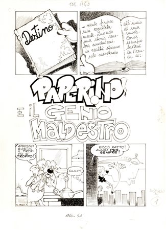 Giorgio Cavazzano - Paperino e il genio maldestro, 1981