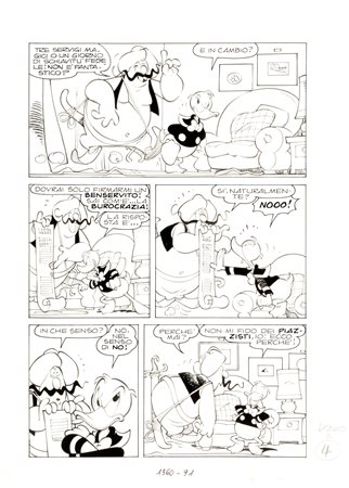 Giorgio Cavazzano - Paperino e il genio maldestro, 1981