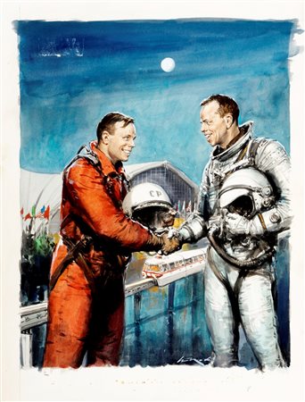 Walter Molino - Astronauti