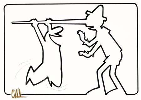 Osvaldo Cavandoli - Pinocchio e La Linea, 1986