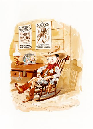 Alarico Gattia - Pinocchio sceriffo, 1991