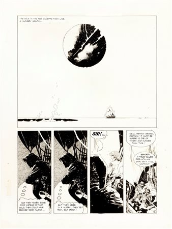 Enrique Breccia - Robin delle stelle - Un buco nel mare, 1978