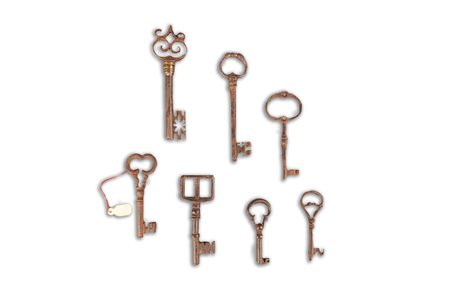 Lotto composto da sette chiavi in ferro, secoli XVII - XVIII