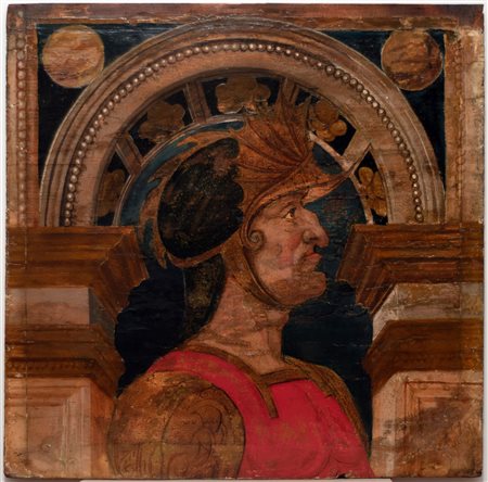 Scuola lombarda, secolo XVI - Ritratto dell'imperatore Dario III