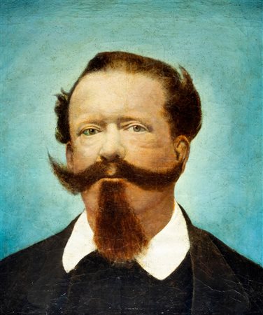 Scuola italiana, secolo XIX - Ritratto del Re Vittorio Emanuele II