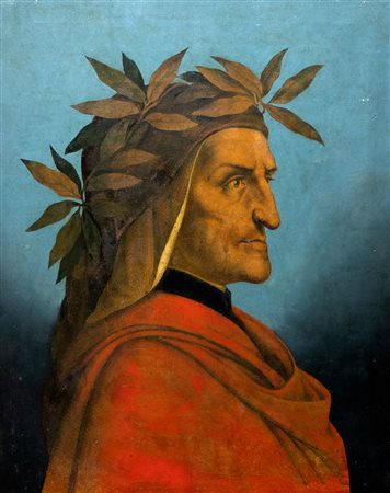 Scuola italiana, secolo XX - Ritratto di Dante