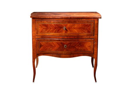 Comode in legno intarsiata