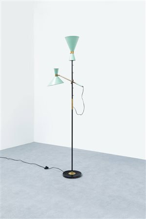 JULIUS THEODOR KALMAR<BR>Lampada da terra mod. Pelikan