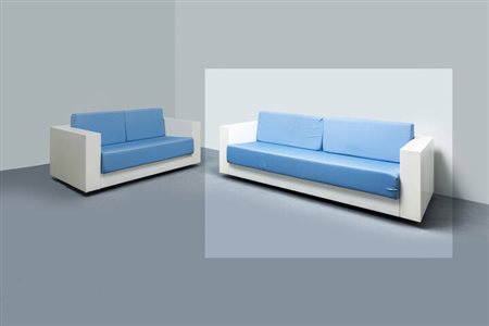 LELLA E MASSIMO VIGNELLI<BR>Divano mod. Saratoga