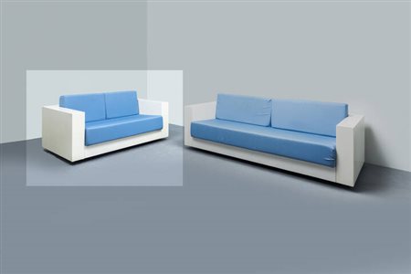 LELLA E MASSIMO VIGNELLI<BR>Divano mod. Saratoga