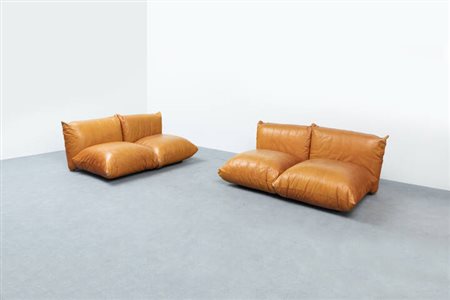 MARIO MARENCO<BR>Coppia di Divani mod. Marenco
