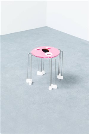 GAETANO PESCE<BR>Tavolino della serie Triple Paly