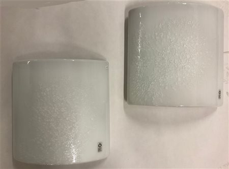 Rosanna Toso * Coppia di lampade da parete o da soffitto della serie "Idra". Ese