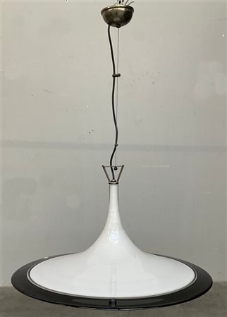 Manifattura di Murano
Lampada a sospensione in vetro soffiato lattimo con inclu