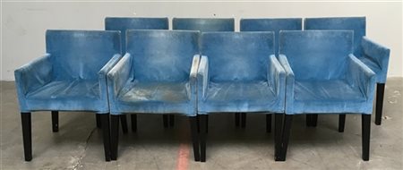 Casamilano Lotto composto da otto poltroncine. Milano, 2009. Gambe in legno di r