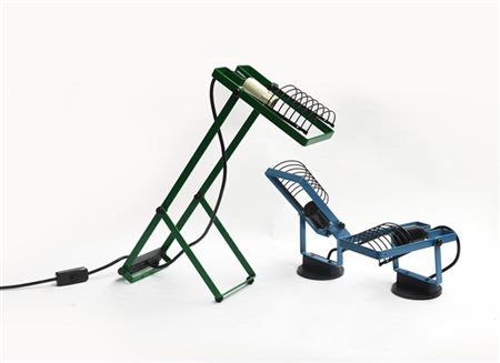 Ernesto Gismondi Lotto composto da una lampada da tavolo modello "Sintesi tavolo