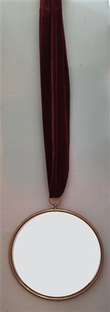 Barnaba Fornasetti Specchio modello "Magico". Milano, anni 2000. Cornice in otto