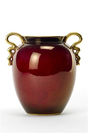 Carlton Ware Vaso a morise della serie "Rouge Royale". Inghilterra, anni '20. Ce
