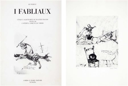 PIACESI WALTER Ascoli Piceno 1929 I Fabliaux 1974 cartella contenente 5...