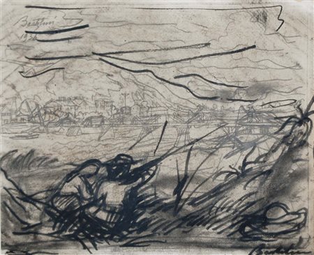 BARTOLINI LUIGI Cupramontana 1892 - Roma 1963 Ponte del cacciatore 1936...