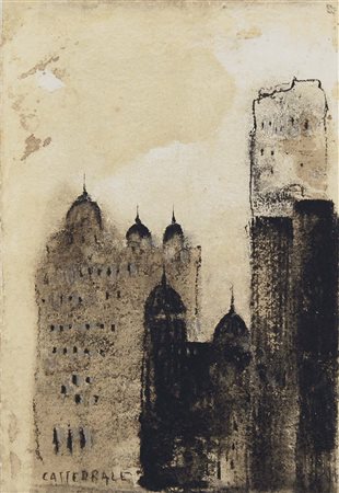 PIZZI CANNELLA PIERO Roma 1955 Cattedrale o Roma, Ferro Battuto 2011...