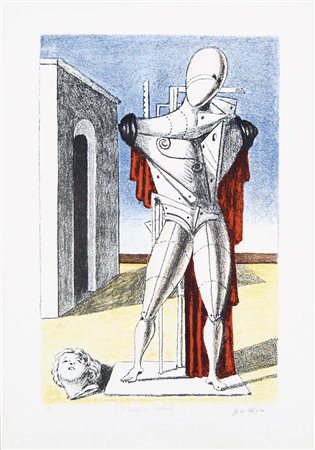 DE CHIRICO GIORGIO Volos 1888 - Roma 1978 Il Trovatore solitario 1970...