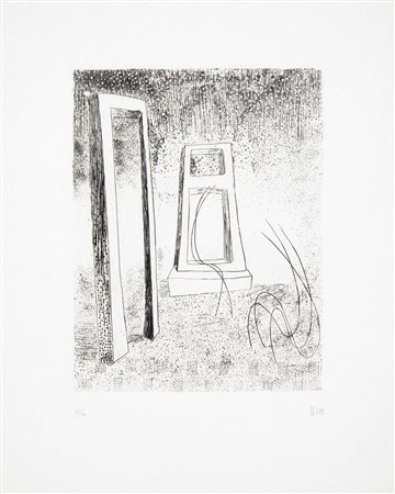 MELOTTI FAUSTO Rovereto 1901 - Milano 1986 Estate 1977 acquaforte es. 31/50...