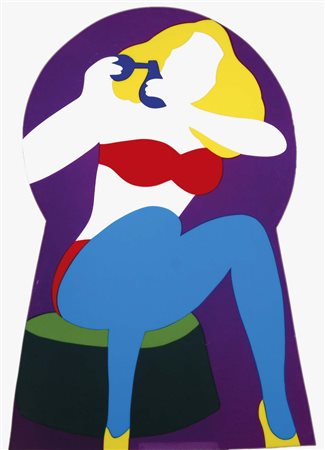 LODOLA MARCO Dorno (Pv) 1955 Serratura 2007 scultura luminosa perspex e neon...