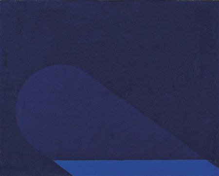 ARICO' RODOLFO Milano 1930 - 2002 senza titolo 1970 acrilici su tela 60x75 cm...