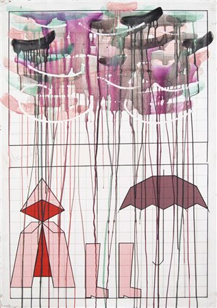 MONDINO ALDO Torino 1938 - 2005 senza titolo 1964 tecnica mista su masonite...