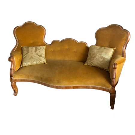 Divano Luigi Filippo a tre posti